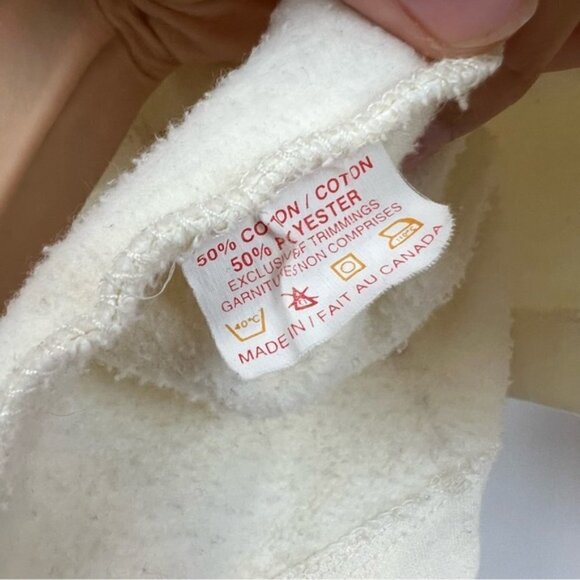 Vintage Quarter Zip Outdoors Long Sleeve Pullover Sweater Cotton Blend 80s 1980 - Picture 9 of 12